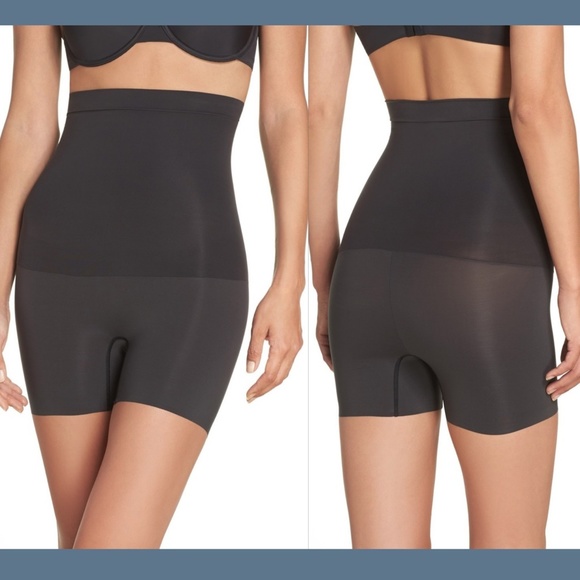 NWT $68 Spanx Shape My Day High Waist Mid Thigh Shaper‎ Black [SZ Small ] - Picture 1 of 8